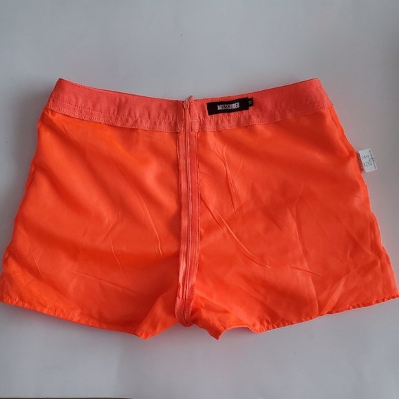 Missguided Women's Orange Layered Shorts, US 6 - Picture 4 of 7